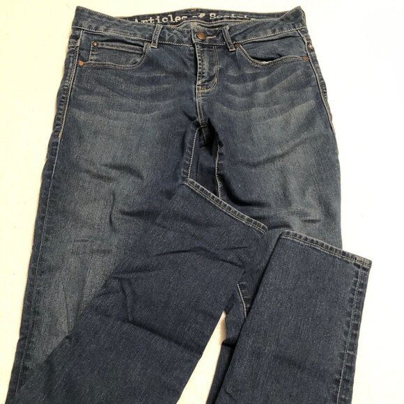 Articles Of Society Jeans  Womens Size 28 Light Wash Blue Denim Stretch - Picture 1 of 6